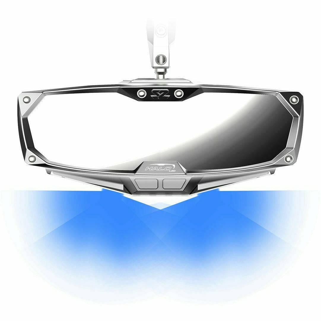 Seizmik Halo-RA LED Rearview Mirror with Cast Aluminum Bezel