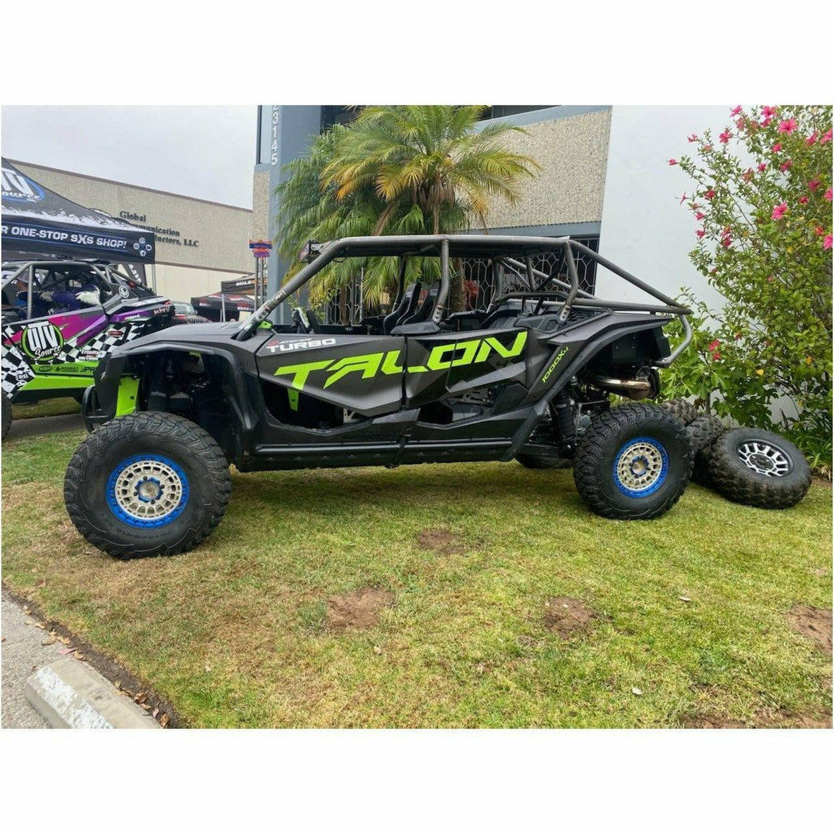SF RaceWorks Honda Talon 4 Seat Raw Cage with Roof