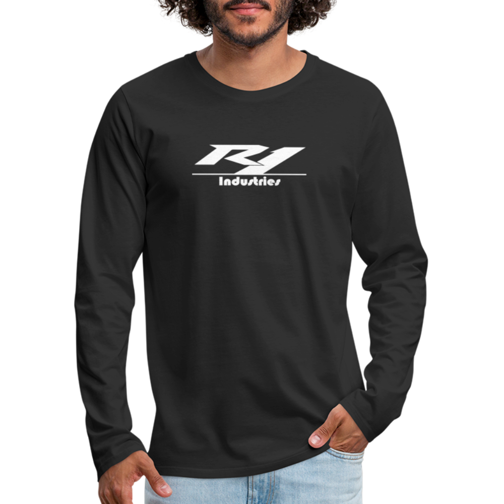 Men's Premium Long Sleeve T-Shirt - black