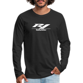 Men's Premium Long Sleeve T-Shirt - black