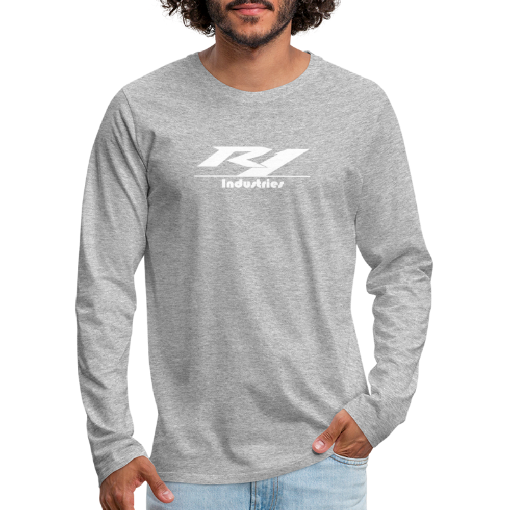 Men's Premium Long Sleeve T-Shirt - heather gray