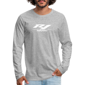 Men's Premium Long Sleeve T-Shirt - heather gray