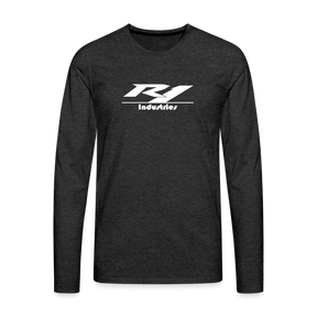 Men's Premium Long Sleeve T-Shirt - charcoal grey