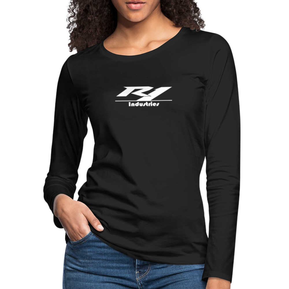 Women's Premium Long Sleeve T-Shirt - black