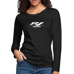 Women's Premium Long Sleeve T-Shirt - black