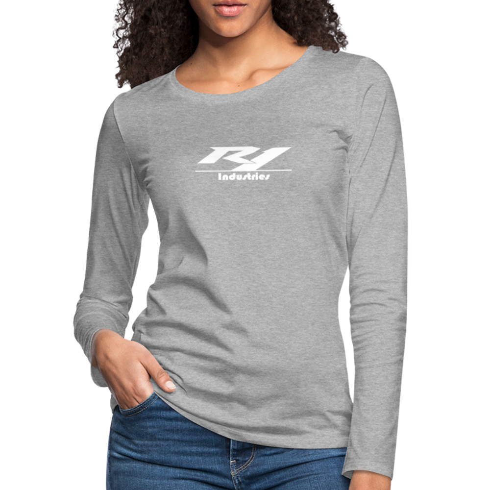 Women's Premium Long Sleeve T-Shirt - heather gray