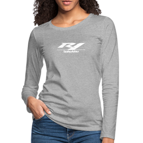 Women's Premium Long Sleeve T-Shirt - heather gray