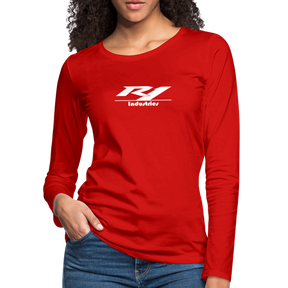 Women's Premium Long Sleeve T-Shirt - red