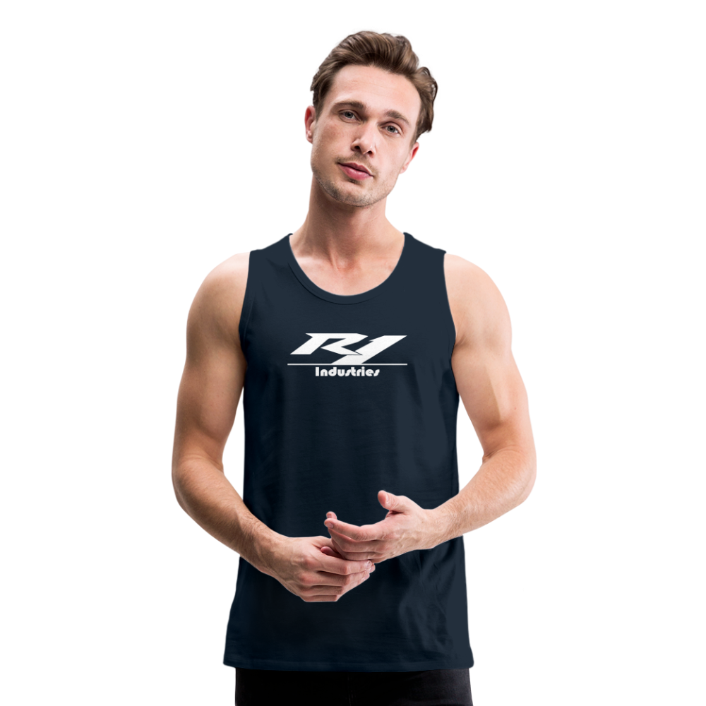 Men’s Premium Tank Top - deep navy