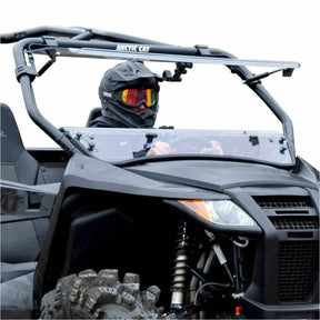 SuperATV Arctic Cat Wildcat Scratch Resistant Flip Windshield