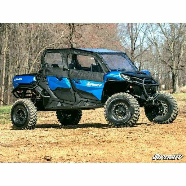 SuperATV Can Am Commander MAX (2021+) Primal Soft Cab Enclosure Upper Doors