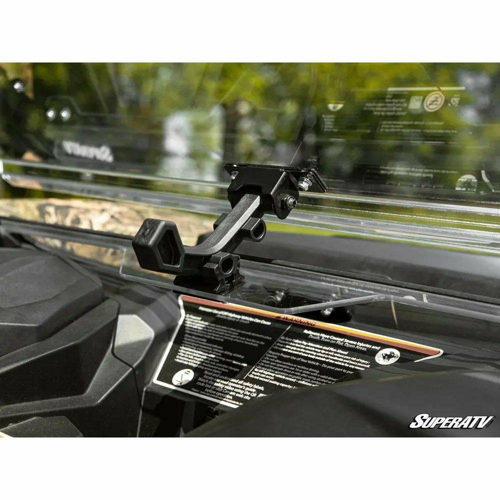 SuperATV Can Am Commander Scratch Resistant Flip Windshield