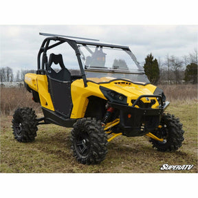 SuperATV Can Am Commander Scratch Resistant Flip Windshield