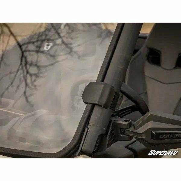 SuperATV Can Am Commander Scratch Resistant Vented Full Windshield