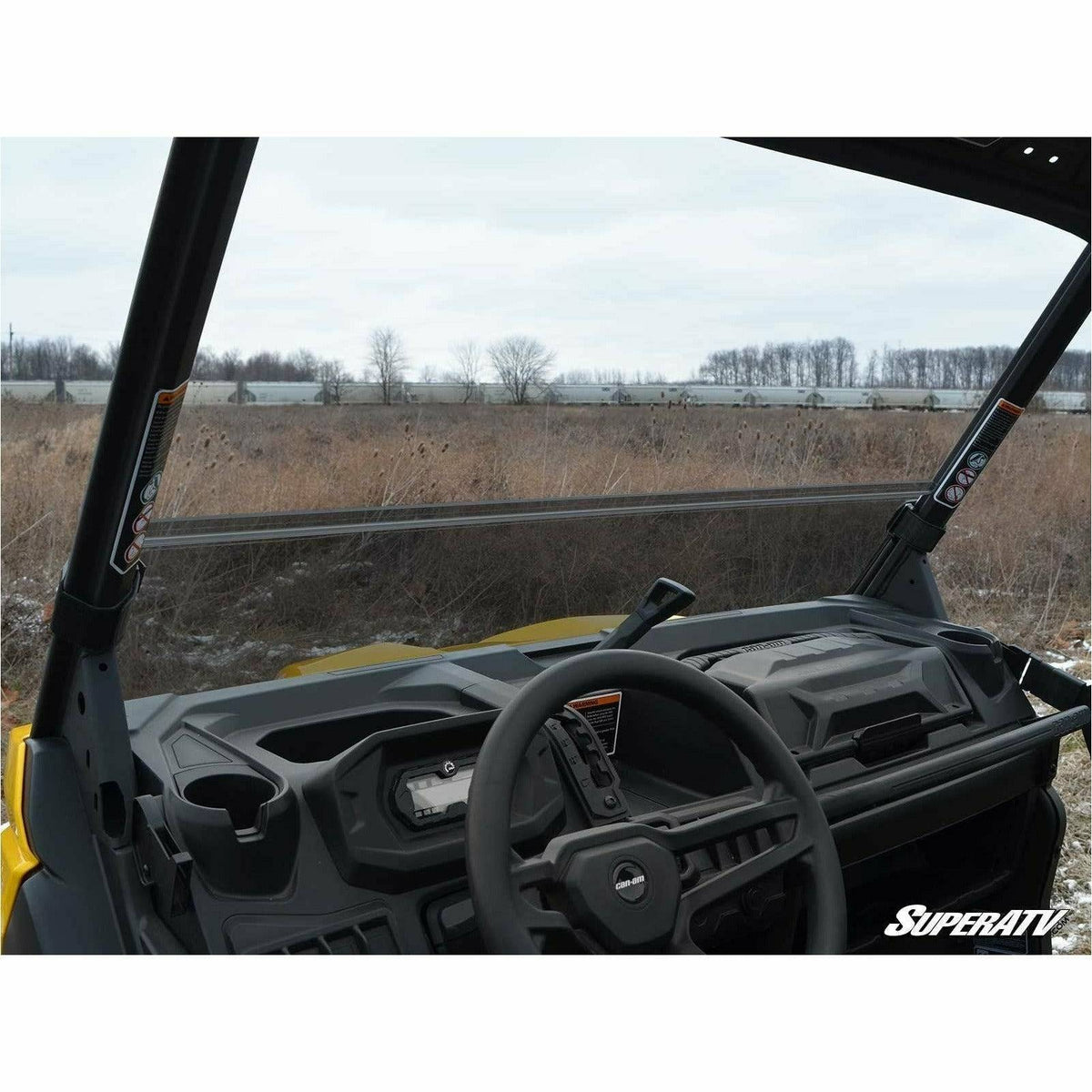 SuperATV Can Am Defender Half Windshield