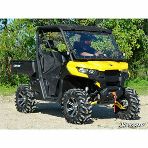 SuperATV Can Am Defender Scratch Resistant Flip Windshield