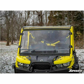 SuperATV Can Am Defender Scratch Resistant Vented Full Windshield