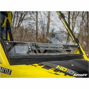 SuperATV Can Am Defender Scratch Resistant Vented Full Windshield