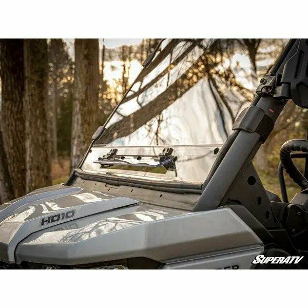 SuperATV Can Am Defender Scratch Resistant Vented Full Windshield