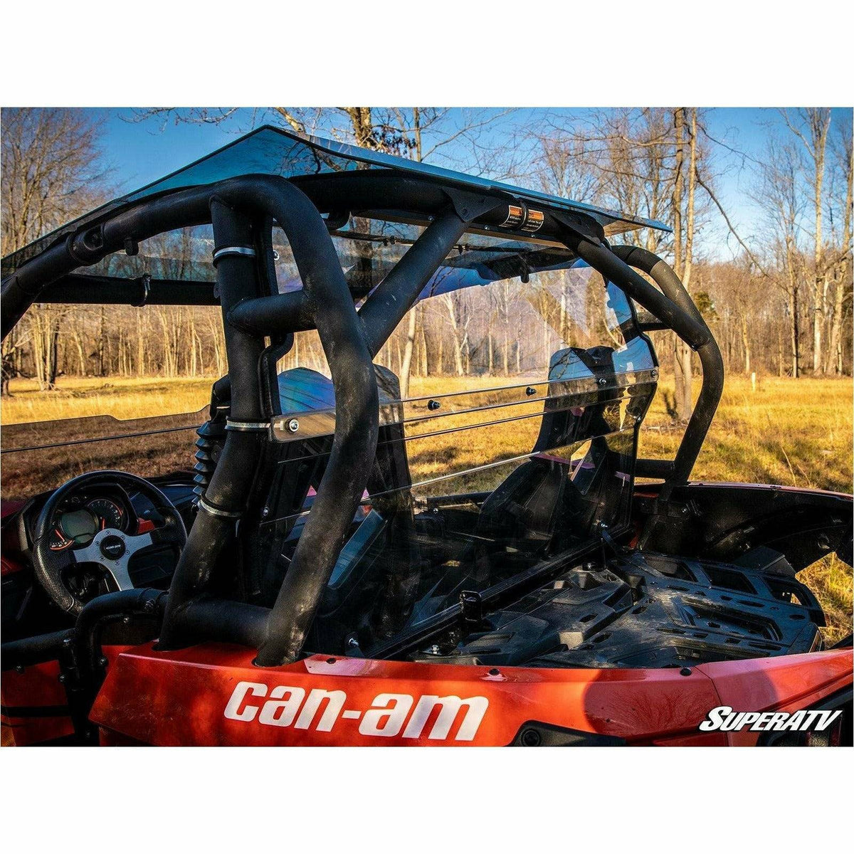 SuperATV Can Am Maverick Rear Windshield