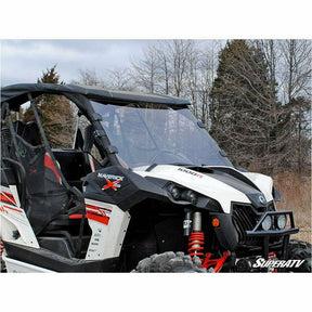 SuperATV Can Am Maverick Scratch Resistant Full Windshield