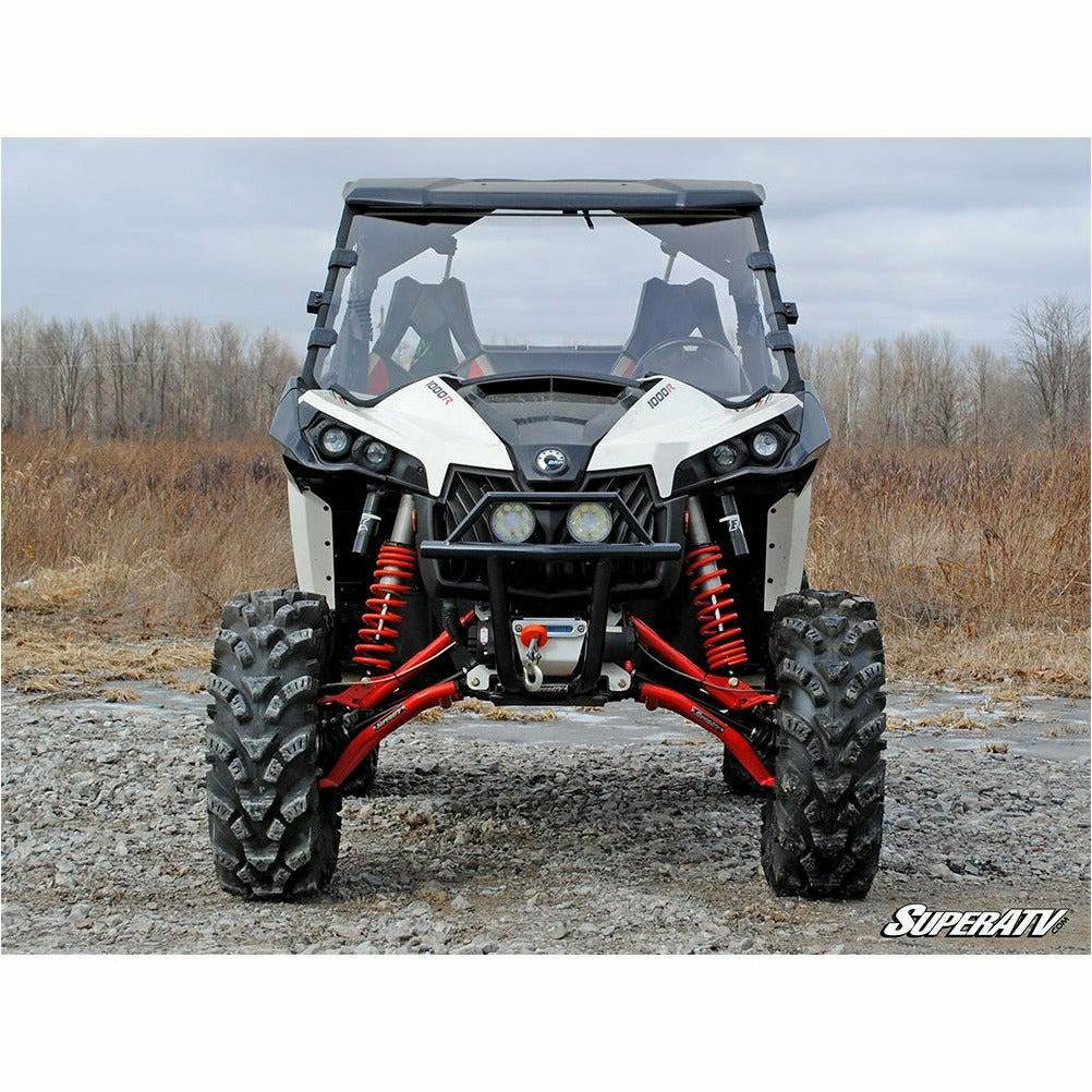 SuperATV Can Am Maverick Scratch Resistant Full Windshield