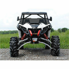 SuperATV Can Am Maverick Scratch Resistant Half Windshield