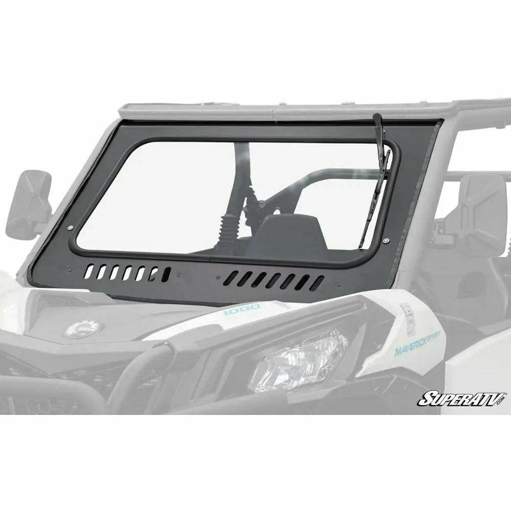 SuperATV Can Am Maverick Sport Glass Windshield