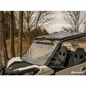 SuperATV Can Am Maverick Sport Scratch Resistant Vented Full Windshield