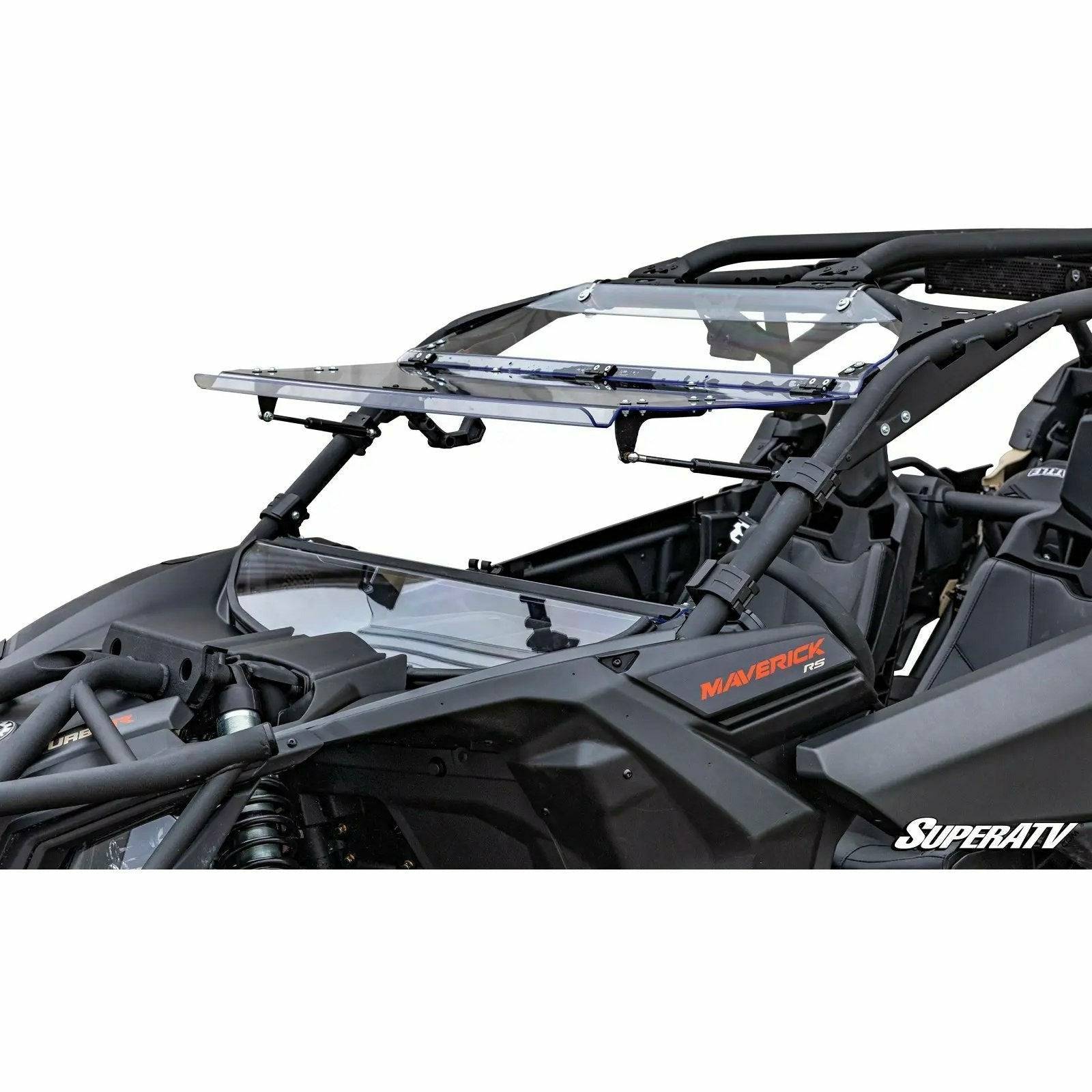 SuperATV Can Am Maverick X3 Flip Windshield