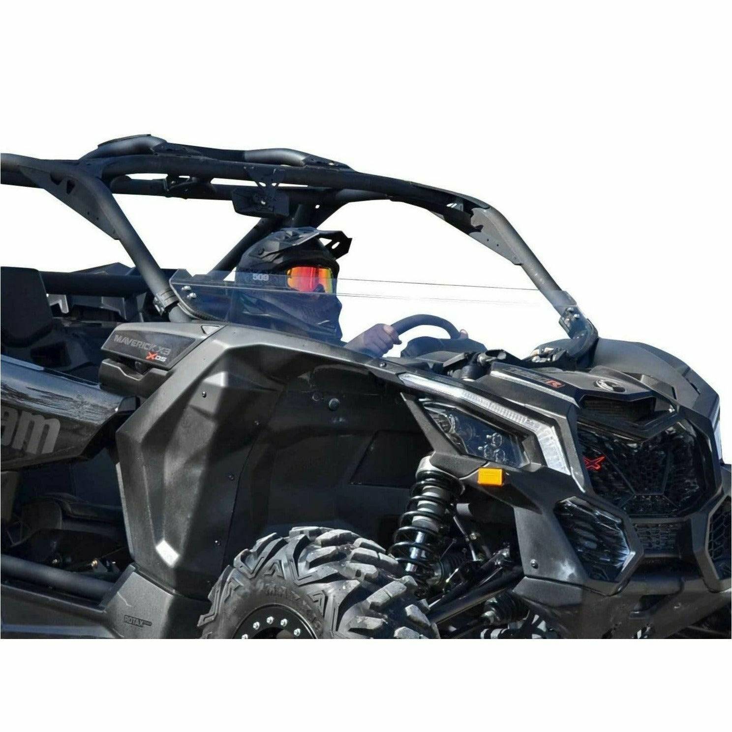 SuperATV Can Am Maverick X3 Half Windshield