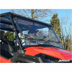 SuperATV Honda Pioneer 1000 Scratch Resistant Flip Windshield