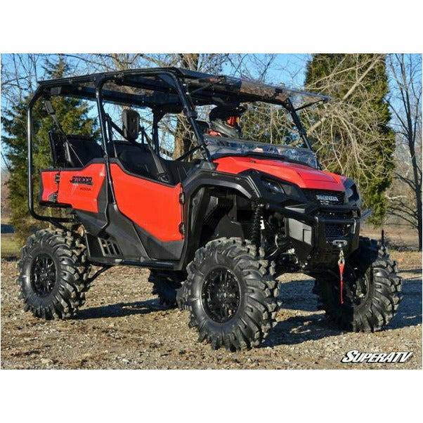 SuperATV Honda Pioneer 1000 Scratch Resistant Flip Windshield