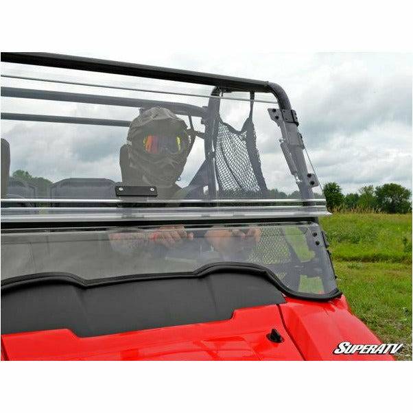 SuperATV Honda Pioneer 700 Scratch Resistant Flip Windshield