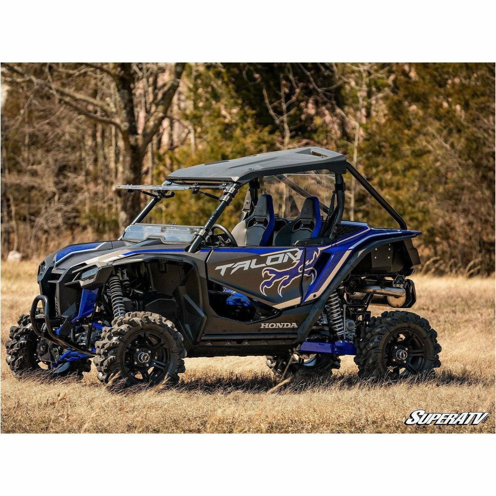 SuperATV Honda Talon Scratch Resistant Flip Windshield