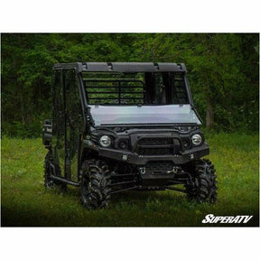 SuperATV Kawasaki Mule Pro Scratch Resistant Flip Down Windshield