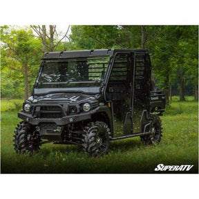 SuperATV Kawasaki Mule Pro Scratch Resistant Flip Down Windshield