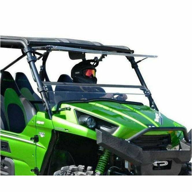 SuperATV Kawasaki Teryx 750 / 800 Scratch Resistant Flip Windshield