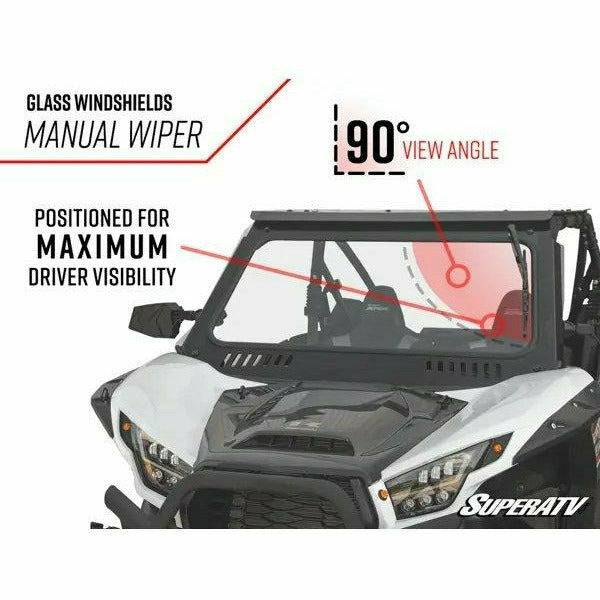 SuperATV Kawasaki KRX Glass Windshield