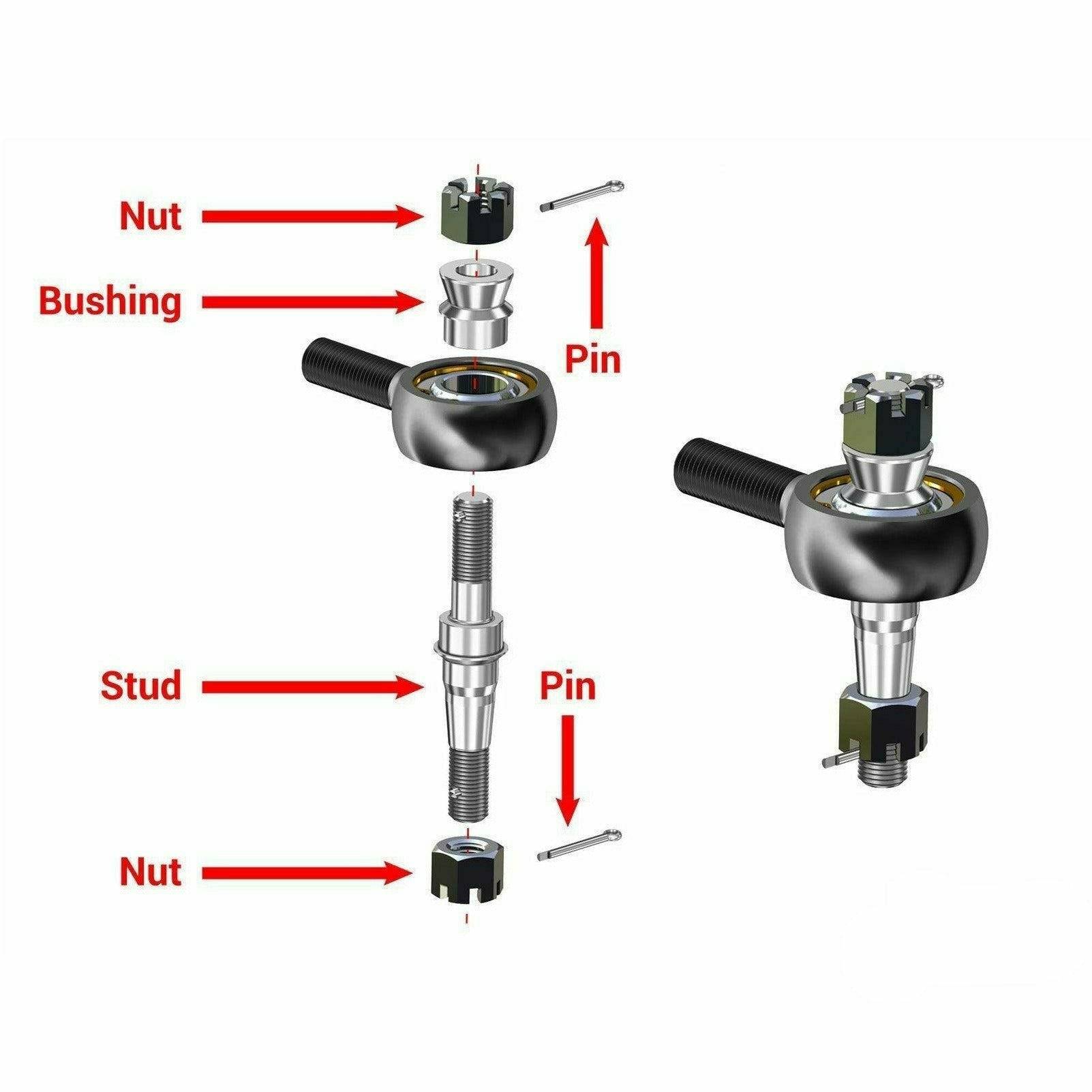 SuperATV Polaris General 1000 Heavy Duty Tie Rod Kit