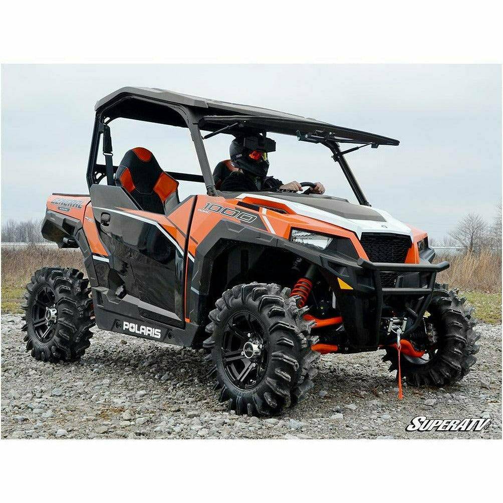 SuperATV Polaris General Scratch Resistant Flip Windshield