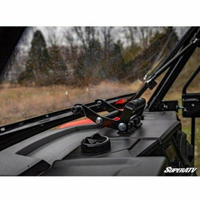 SuperATV Polaris General XP 1000 Scratch Resistant Flip Windshield