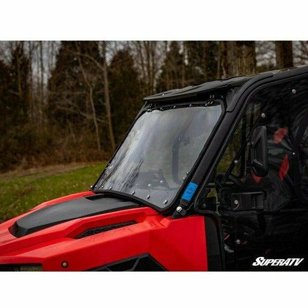 SuperATV Polaris General XP 1000 Scratch Resistant Flip Windshield