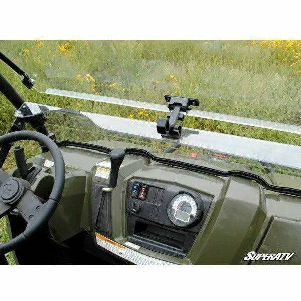 SuperATV Polaris Ranger 800 Scratch Resistant Flip Windshield