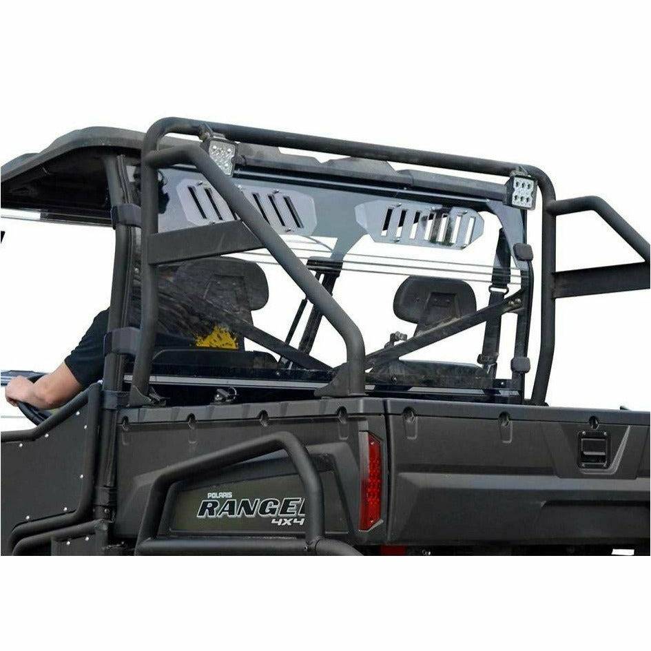 SuperATV Polaris Ranger 900 Diesel Vented Full Rear Windshield