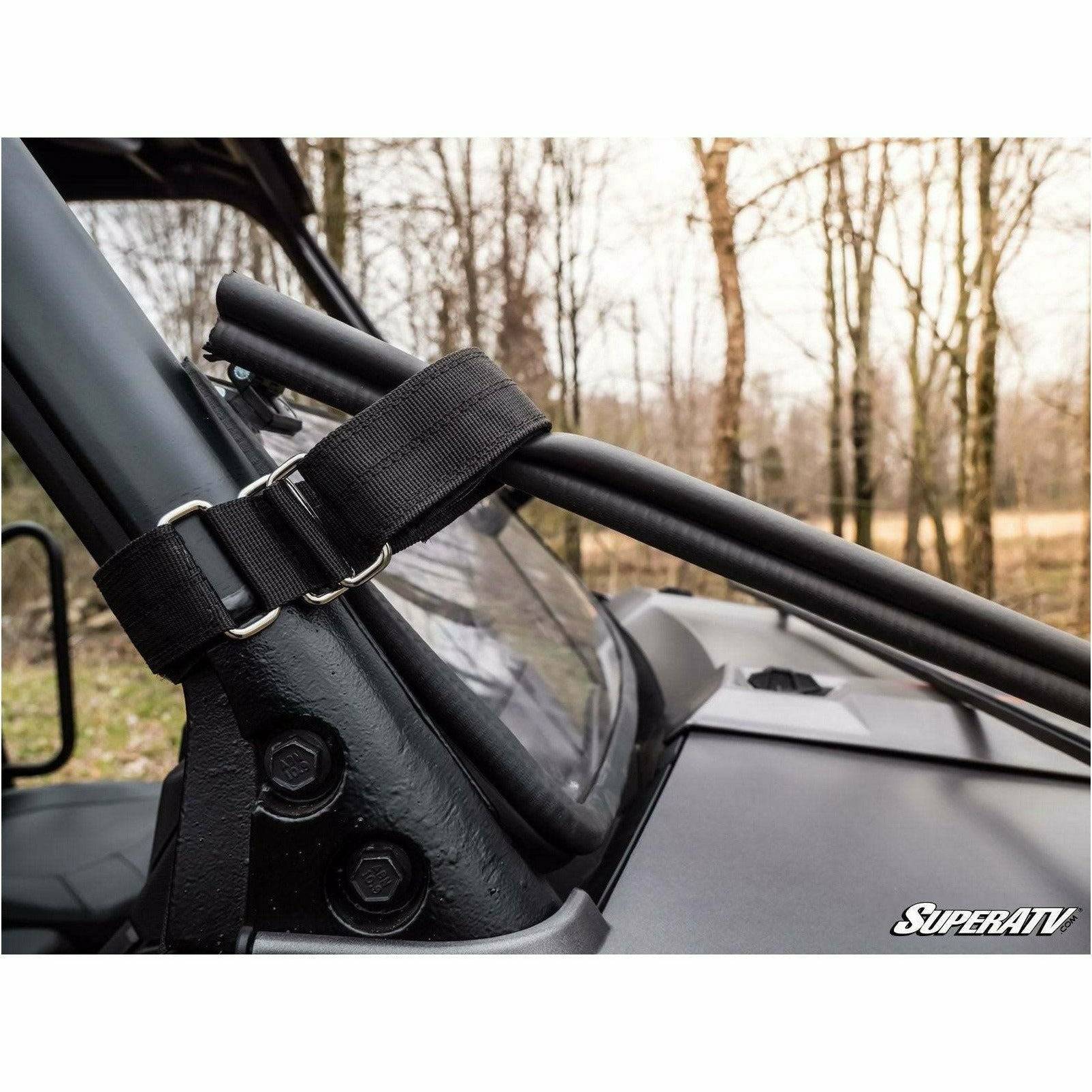 SuperATV Polaris Ranger XP 1000 Scratch Resistant Flip Down Windshield