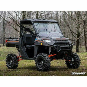 SuperATV Polaris Ranger XP 570 Scratch Resistant Flip Down Windshield