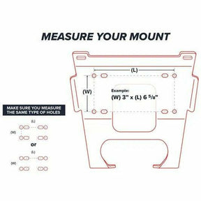 SuperATV Polaris RZR 900 Winch Mounting Plate