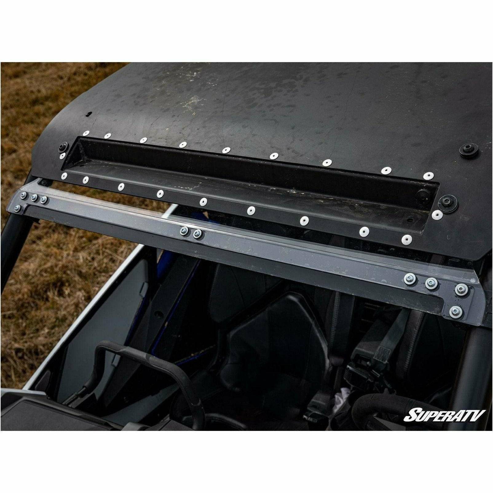 SuperATV Polaris RZR PRO XP Scratch Resistant Flip Down Windshield