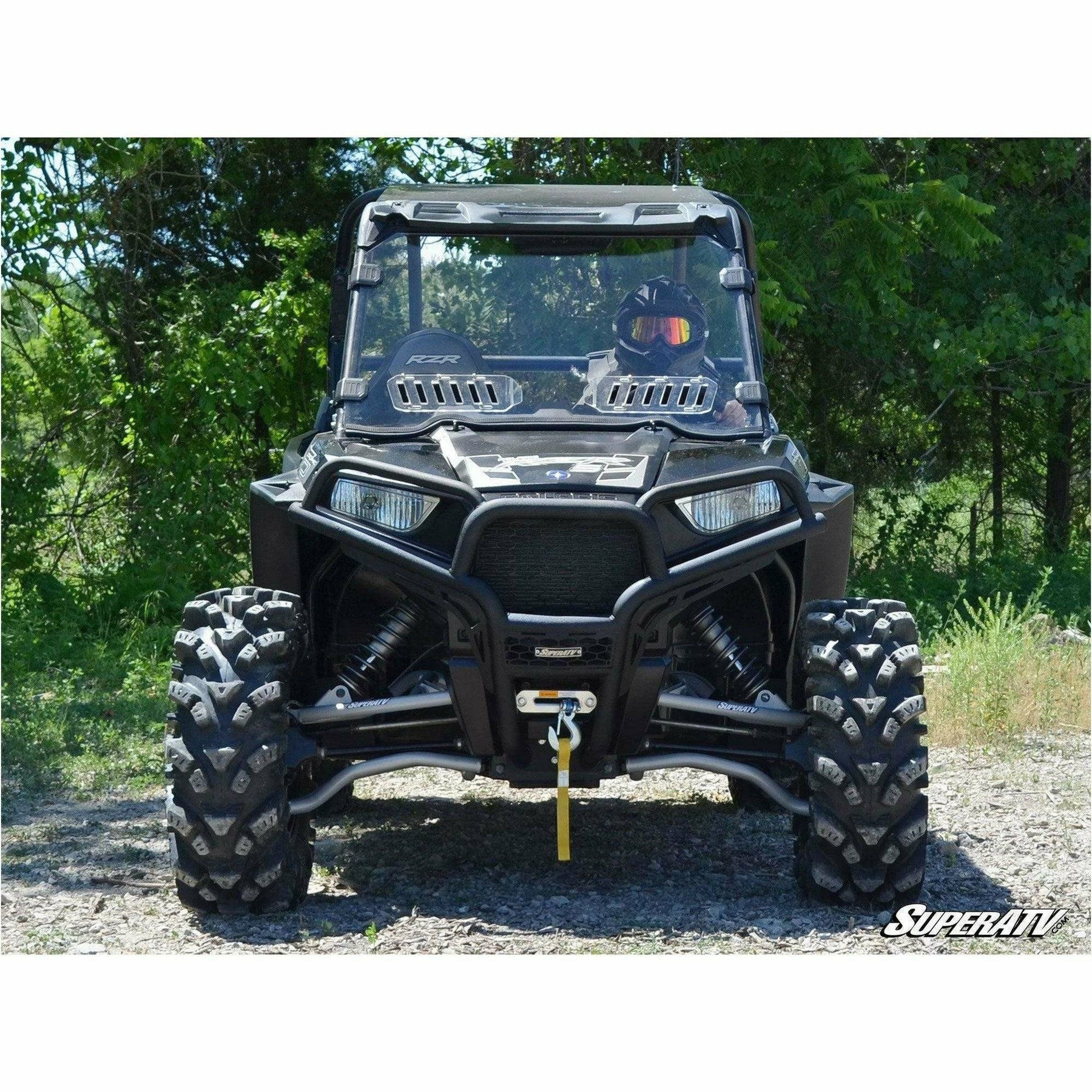 SuperATV Polaris RZR S 1000 Scratch Resistant Vented Full Windshield